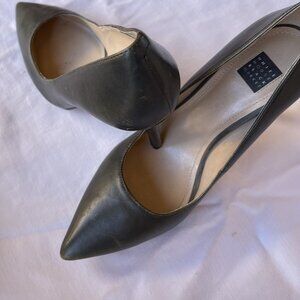 Dark Green women's heels 7.5